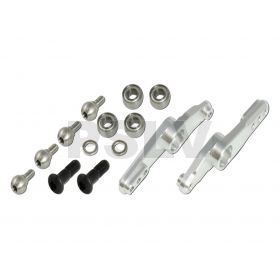 208505 CNC adjustable Mixing Levers (Silver anodized)